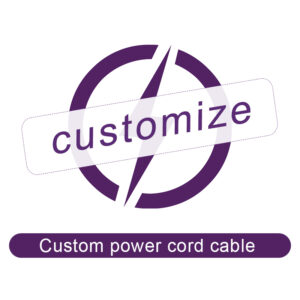 Custom power cord cable